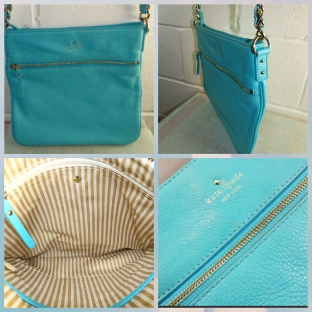 Kate Spade Cobble Hill Ellen Grace teal Crossbody